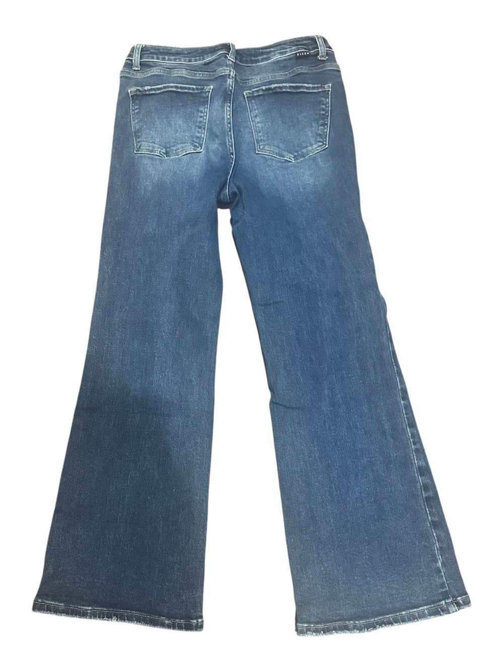 Risen High Rise Medium Wash Wide Leg Jeans Blue Size 31/13 - Picture 5 of 5